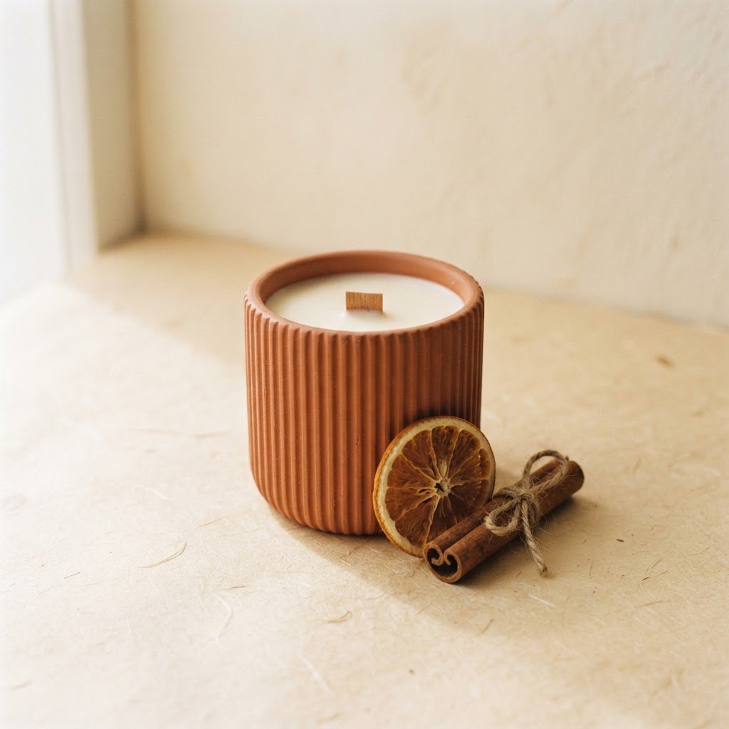 Amber & Cedar Candle - Image 2